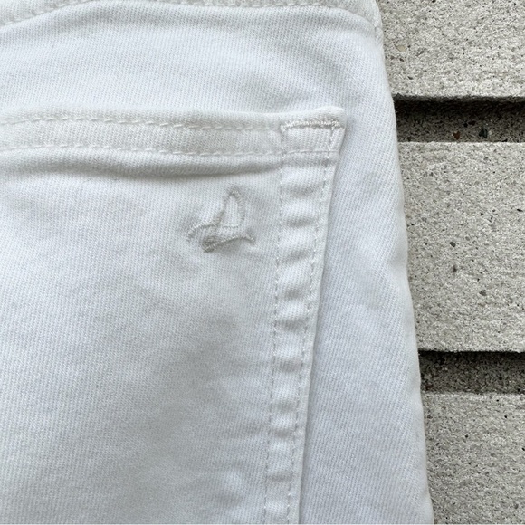 DL1961 Florence Instasculpt Cropped Jeans in Porcelain White - Picture 8 of 12